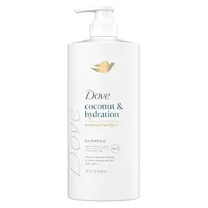 Dove Shampoo Coconut & Hydration for Dry Hair with Bio-Protein, 28 Fl Oz