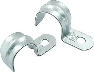 Biaungdo M20 Rigid Pipe Strap, 3/4 Inch, Zinc Plated Steel, 30 Pcs