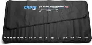 Capri Tools Wrench Roll Up Pouch Standard Pockets