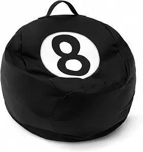 Aceorbit 8 Ball Bean Bag Chair Cover Prize Gift PU Leather Organizer