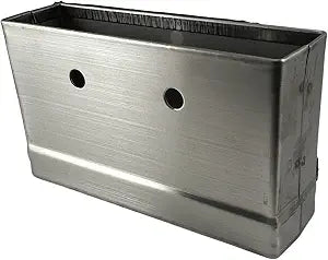 Harris Hardware TP3819B Brushed Stainless Steel Pilaster Shoe 4" x 11/4"