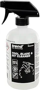 TREND Tool, Blade & Bit Cleaner, 18 fl oz, Resin, Pitch & Rust Remover, Safe Non-Toxic Formula for Workshop Tools, CLEAN/500