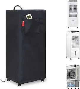 Indoor Swamp Cooler Cover,Evaporative Air Cooler Portable Air Conditioners Cover Fits MEPTY, PNTCK, Feculs, Uthfy, FLOWBREEZE, COOLECH, AEROZY, VAGKRI (14" 14" 32")