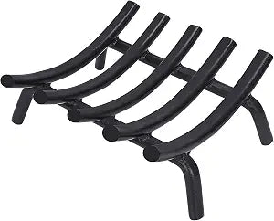 Fireplace Grate 14 Inch, Wood Stove Grate Solid Steel