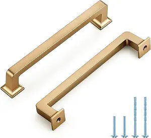 HOME EDIT Champagne Bronze Cabinet Handles Zinc Pulls 5 Inch 10 Pack