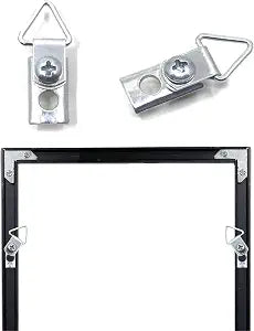 PHS Metal Picture Hangers for #11 Profile Aluminum Frame, 24 Pack