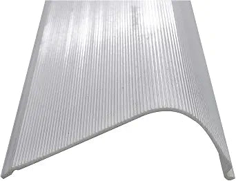 Beam Lighting Under Cabinet Light Cover Replacement | White Ribbed Acrylic Diffuser (Curved, 21")