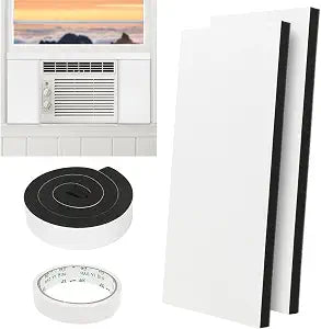 Window Air Conditioner Side Panels, 2 Pcs AC Side Surround Panel Kit Indoor