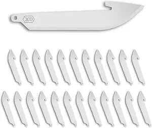 OUTDOOR EDGE 3.0" RazorSafe Replacement Drop-Point Blade Pack, 24-Pieces