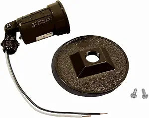 Hubbell-Raco 5624-2 5624 Combination Weatherproof Lamp Holder, 75-150 W, Par38, Metal, Bronze