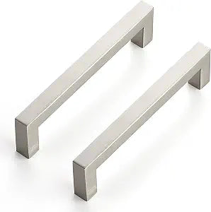 Ravinte Brushed Nickel Square Cabinet Handles & Pulls 5 Inch 10 Pack