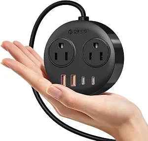 ORICO Magnetic Power Strip with 20W PD Fast Charging USB C Ports
