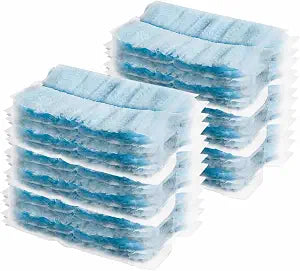 Duster Refills, 20-Pack Electrostatic Microfiber Replacement Heads Compatible, Blue Dusting Refills for Blinds, Furniture, Car and Office, Refills Only, No Handle