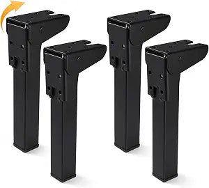 4 Pcs Self Locking Folding Table Legs, 6", 8", 10", 12"