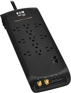 Eaton Tripp Lite TLP118DBNET Home Theater Surge Protector 11 Outlets