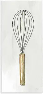 Rustic Kitchen Whisk Plaid, 7 x 17 Inch Mounted Print on Wall Plaque
