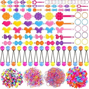 WILLBOND 1184pcs Self Hinge Hair Barrettes for Girls, Kid Hair Accessories