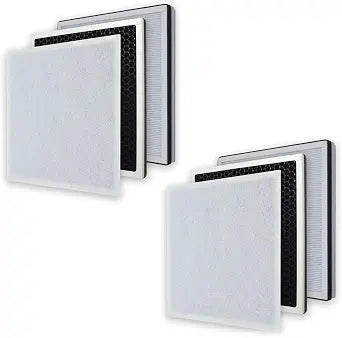 PUREBURG Replacement Filter Compatible with InvisiClean Aura IC-5018, Aura II IC-5018 & Sensa IC-5120 Air Purifiers, H13 True HEPA and Activated Carbon Multi-Layer Filtration, Pack of 2