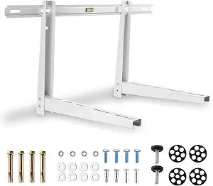 Heavy-Duty Mini Split Wall Mounting Bracket for 7000 to 12000 Btu, 400 Lbs