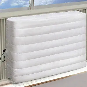 Indoor Air Conditioner Cover AC Cover for Inside Window Unit 21 x15 x 3.5 inches(L x H x D),White