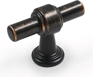 10 Pack 1"(25mm) Oil Rubbed Bronze Cabinet Knobs for Cabinets and Drawers Kitchen Cabinet Hardware Dresser Knobs CK0081