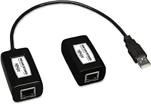 TRIPP LITE 1-Port USB Over Cat5 / Cat6 Ethernet Cable Extender, Transmitter and Receiver, Extend up to 150-Feet / 45.72 Meters, 1-Year Warranty (B202-150) - Cable Length: Standard - Cable/Length