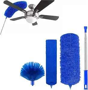 Duster Cleaning Kit 4 Pack,Extra Long Extension Pole 110 inch