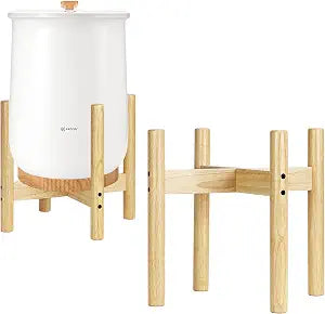 Keenray Wooden Adjustable Stand for Towel Warmers, Solid Wood Stand to Fit Different Sized Towel Warmers(8-15), Ideal Stand Accessories for Bathroom