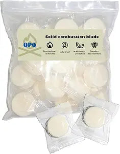 Solid Fuel Tablets Fire Starter, 20 Pcs, for Campfire BBQ Grill Stove