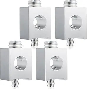 Blulu 4 Pieces Neutral Ground Lugs 6-2/0, Aluminum Breaker Lug Kit