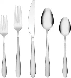 Cambridge Kailani Sand 20-Piece Silverware Set for 4, Flatware
