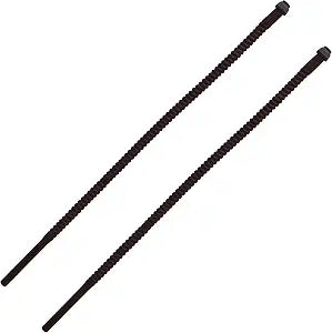 Westbrass D114-12 3/8" x 20" Corrugated Riser for Faucet and Toilet, Oil Rubbed Bronze (2-Pack)