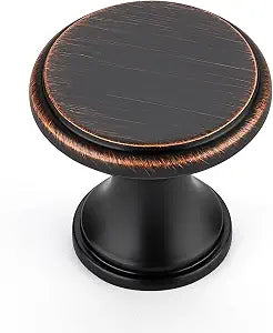 Ravinte Oil Rubbed Bronze Kitchen Cabinet Knobs, Solid Zinc Pulls, 10 Pack