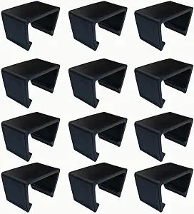 12PCS Outdoor Patio Furniture Clips Wicker Sectional Couch Sofa Connector