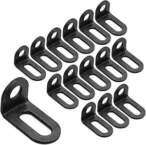 Biaungdo Adjustable Right Angle Brackets, 18x18x30mm, 15 Pcs