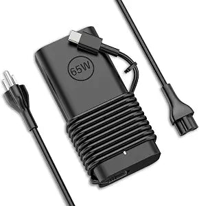Slim 65W USB Type C Laptop Charger Compatible with Dell Computer Adapter
