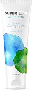 SuperTeeth Whitening Nano-Hydroxyapatite Toothpaste, Fluoride-Free - Mint