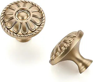 HOME EDIT Champagne Bronze Cabinet Knobs Drawer Pulls 1-1/5 Inch 10 Pack