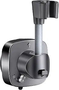 Shower Head Holder Suction Mount: Adjustable Handheld Wand Holder with Strong Adhesive Cup for Wall Bathroom Shower
