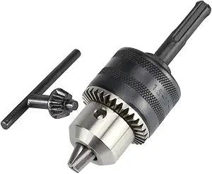 YAKAMOZ Keyed Drill Chuck,1/2"-20UNF Mount 1.5-13mm Capacity Driver Adapter