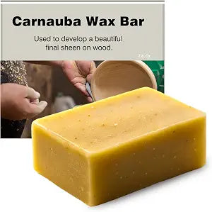 Carnauba Wax Paste - Pure Carnauba Wax Stick for Wood Buffing Compound