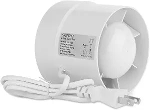 4-Inch Inline Duct Fan: Small Vent Fan Fit 4" Duct
