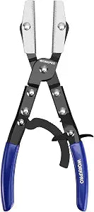 WORKPRO 10" Ratcheting Hose Pinch Off Pliers, Locking Hose Pinch Pliers