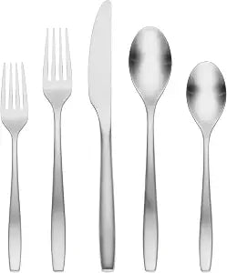 Cambridge Averie Satin 20-Piece 18/0 Silverware Set for 4, Flatware
