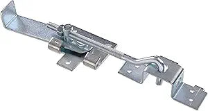 Hillman Barn Door Jamb Latch with Hook, 7in, 1 Pack, Zinc