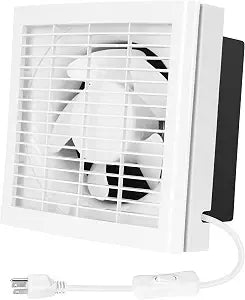 Fanspex 6" Shutter Exhaust Fan for Bathroom, Garage, Greenhouse & Attic