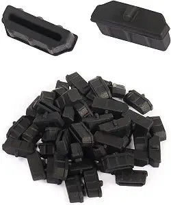 GINTOOYUN 50pcs HDMI Anti Dust Cap Cover Plugs HDMI Female Dustproof Plug Soft Silicone Protector for TV,Computers,etc.