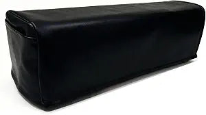 Ntomtuex PU Leather Armrest Covers for Sofa Chair Armchair Slipcovers Set of 2 with Pockets - Waterproof, Stretch, Non-Slip Furniture Protectors for Couches & Recliners, Black