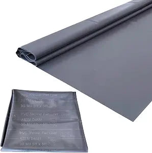 30 mil Thickness 5' x 5' PVC Shower Pan Liner