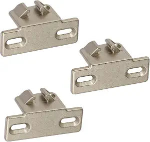 3 Pack of Hinge Mounting Plate Replacement for Blum 1 5/8" Overlay 110 Degree Compact 33 Edge, Edge Mount Plates for Blum Face Frame Overlay Hinge, Hinges for Cabinet Doors, Self Closeing Hinges